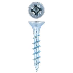 Chipboard Screw - Full Thread Zinc Plated